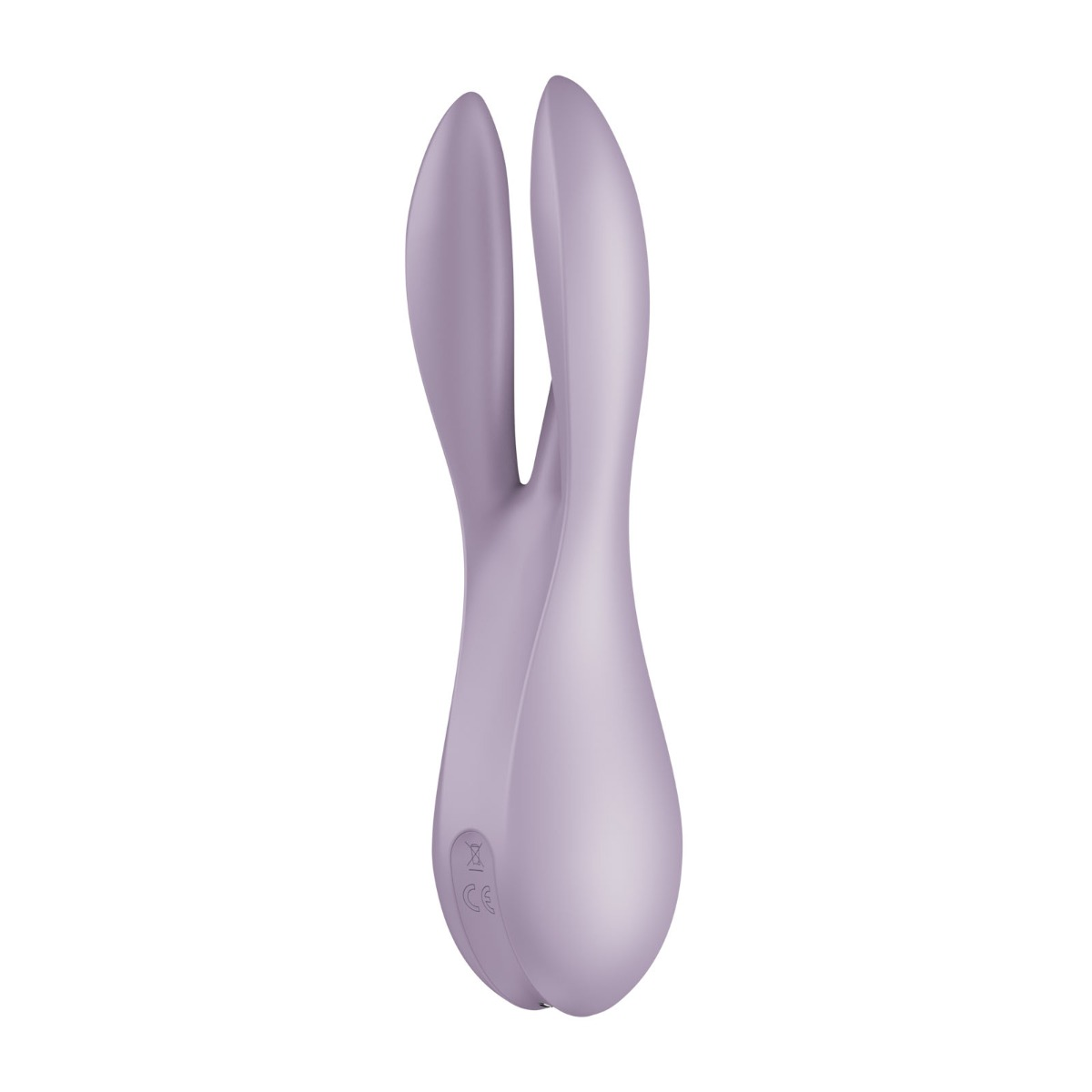 Satisfyer Threesome 2 Vibrator Violet - Powerful Multiple Stimulation - Waterproof - Body-Safe Silicone Sensual Secret Boutique