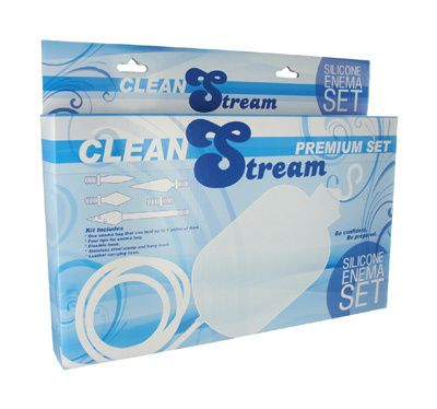 CleanStream Premium Silicone Enema Set Sensual Secret Boutique