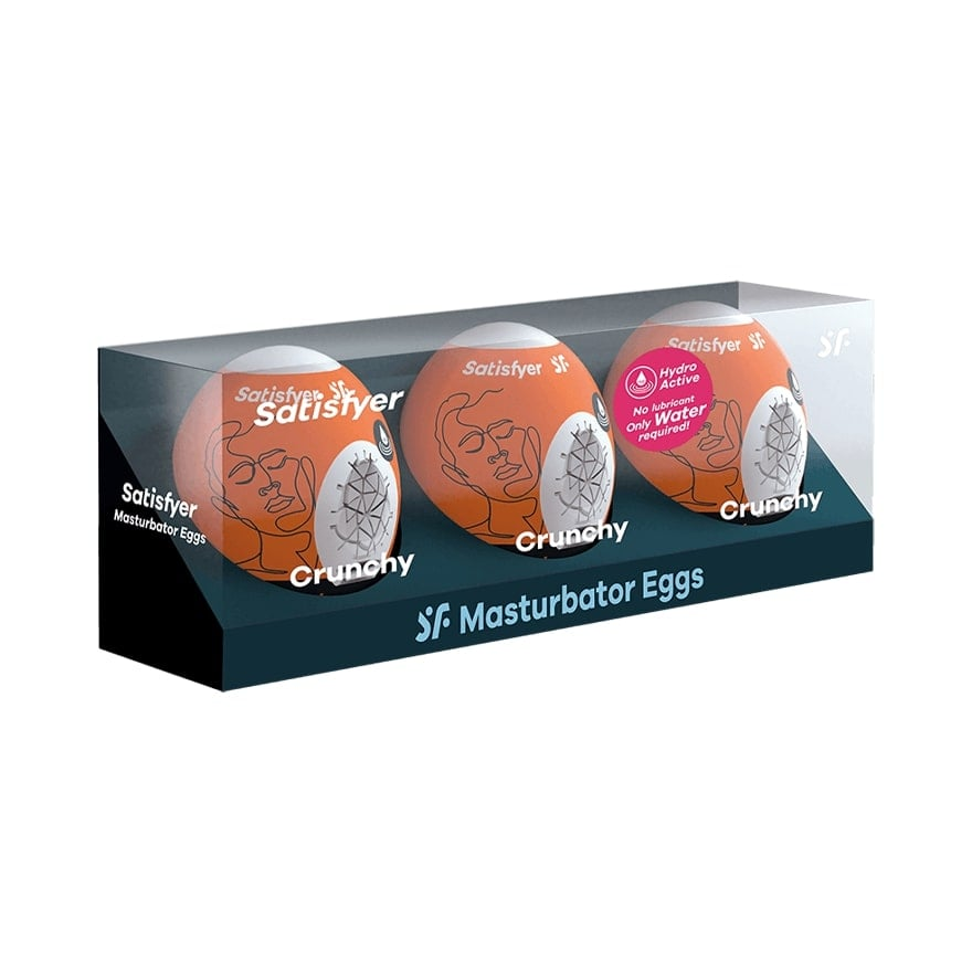 Satisfyer Masturbator Egg 3er Set Crunchy Sensual Secret Boutique