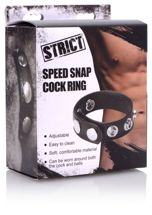 Strict Speed Snap Cock Ring Sensual Secret Boutique