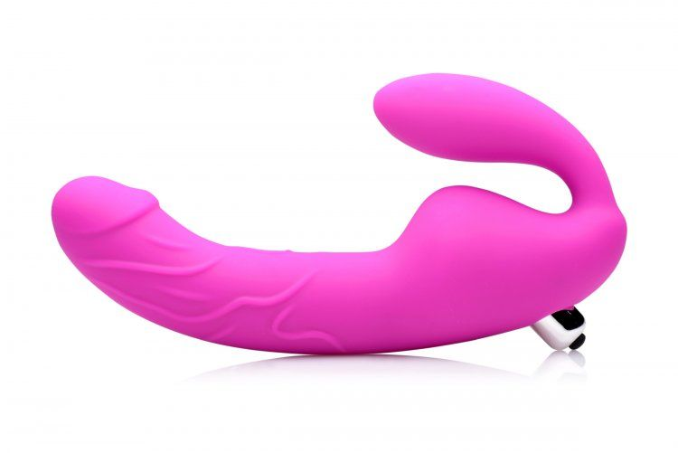 Royal Rider Vibrating Silicone Strapless Strap On Dildo Sensual Secret Boutique