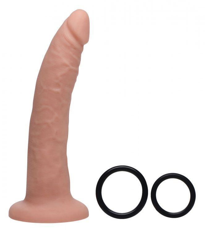 Charmed 7.5 Silicone Dildo with Harness" Sensual Secret Boutique