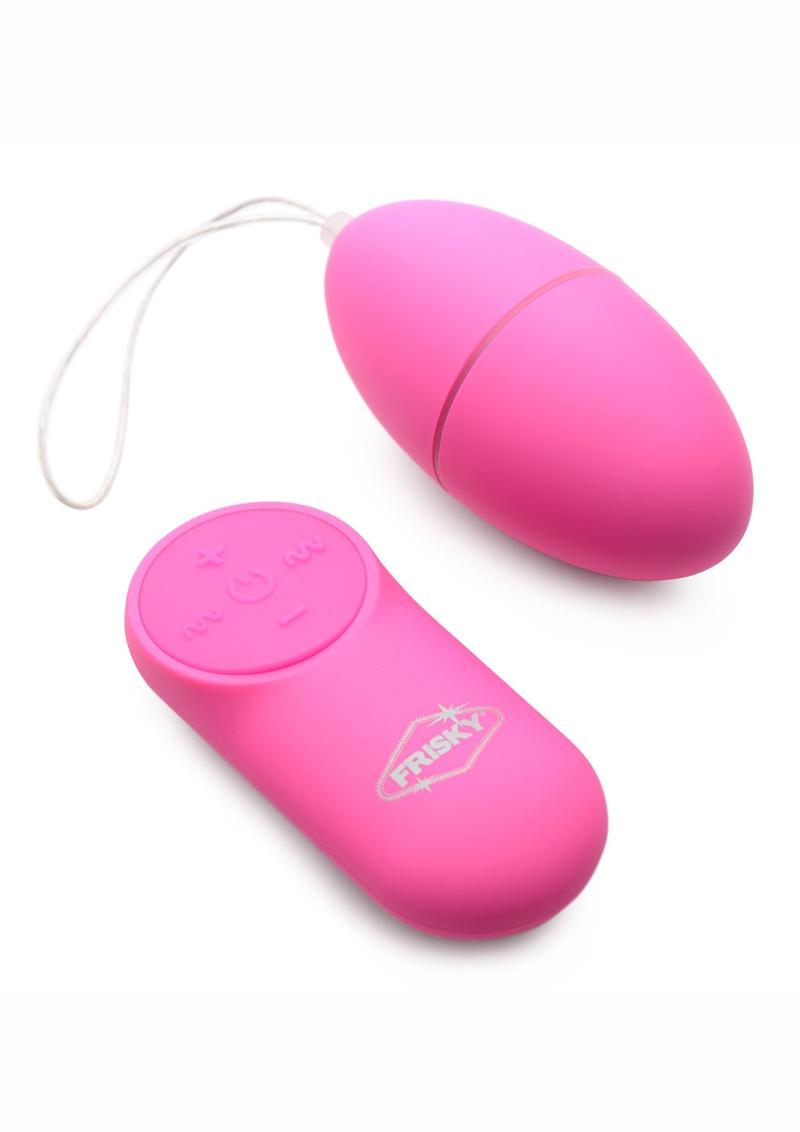 Frisky Scrambler 28X Vibrating Egg with Remote Control Pink Sensual Secret Boutique