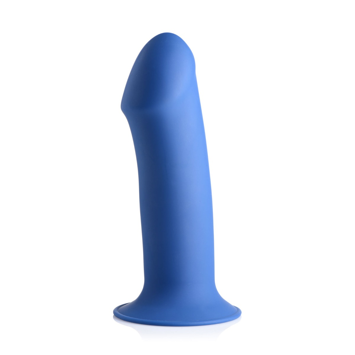 Squeeze-It Thick Squeezable Phallic Dildo Blue Sensual Secret Boutique