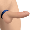 Strict Leather Cock Gear Velcro Cock Ring Blue Sensual Secret Boutique