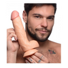 Pop Peckers Dildo With Balls Light (8.25”) Sensual Secret Boutique