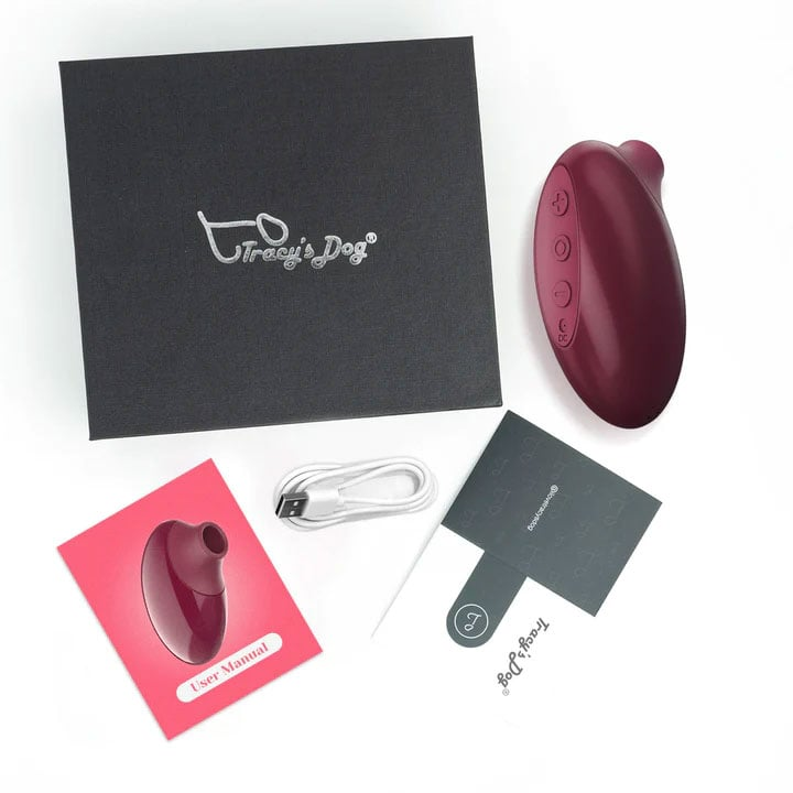 Tracy's Dog Clitoral Sucking Vibrator Flamingo Red Sensual Secret Boutique