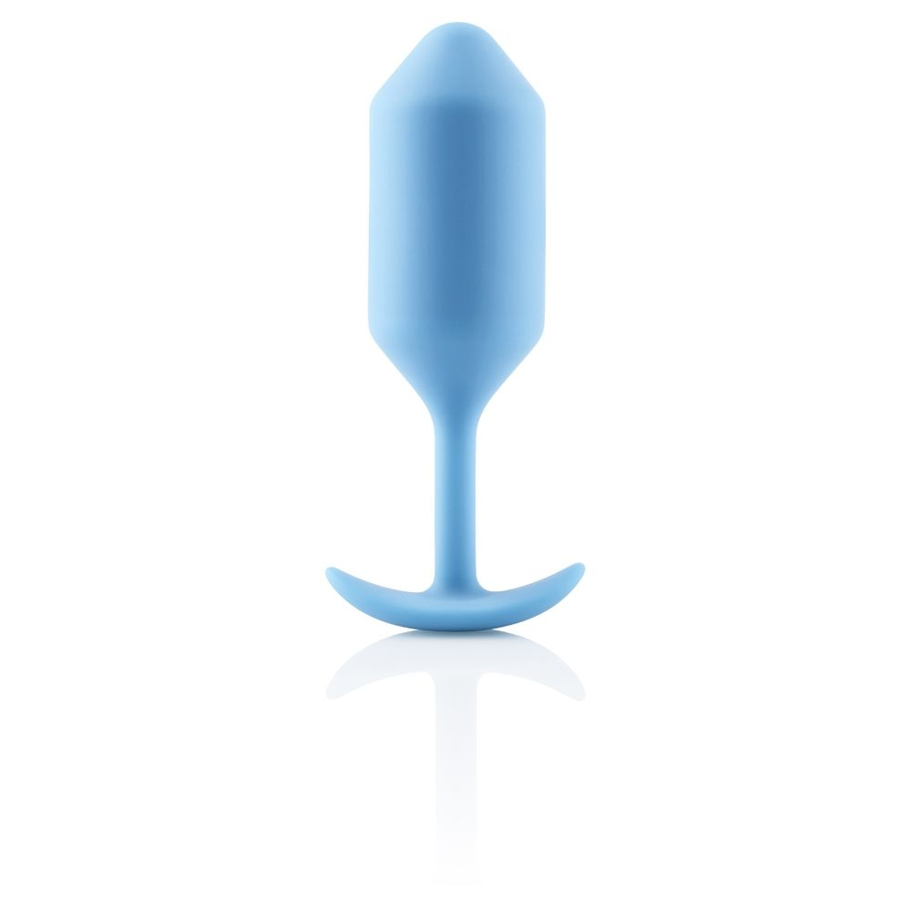 b-Vibe Snug Plug 3 Teal - Weighted Butt Plug for Comfortable and Sensual Fullness Sensual Secret Boutique