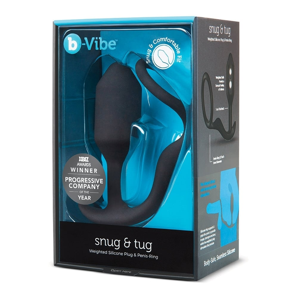 B-vibe Vibrating snug and tug Butt Plug Medium Sensual Secret Boutique