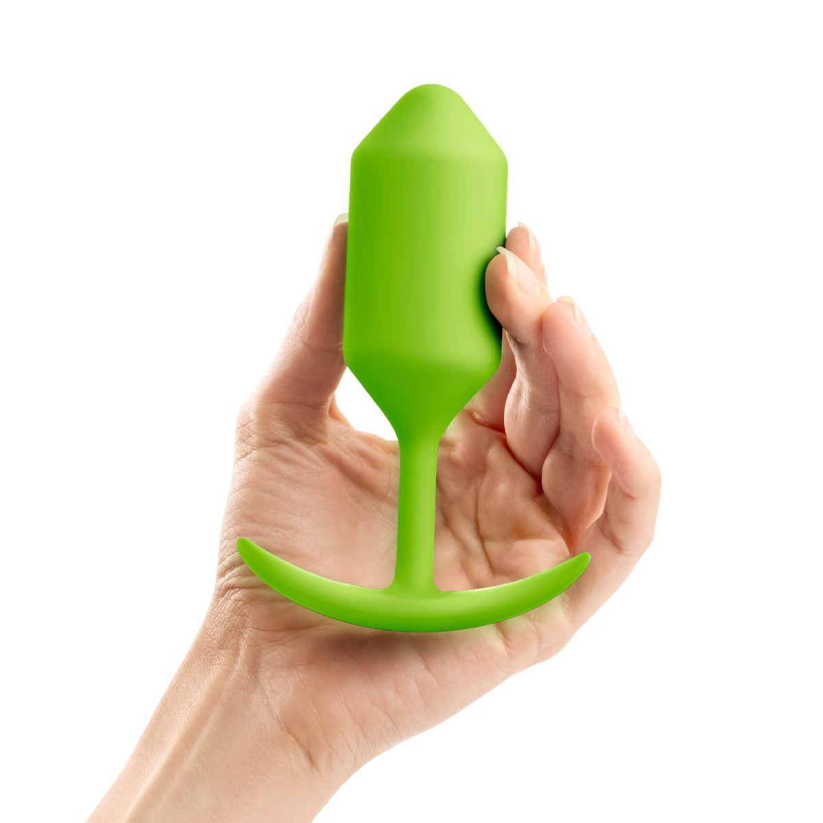 b-Vibe Snug Plug 3 Butt Plug Lime Green Sensual Secret Boutique