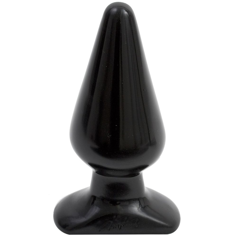 Doc Johnson Classic Butt Plug Black Large Sensual Secret Boutique