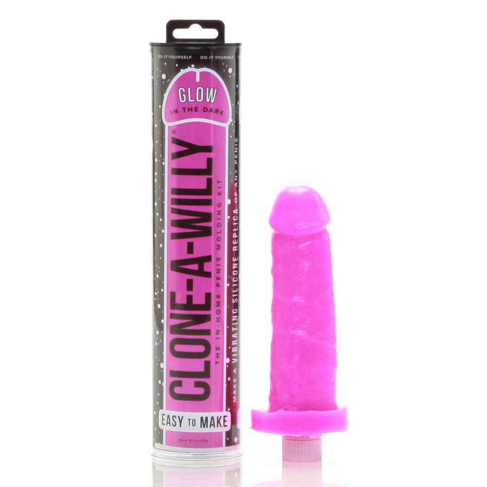 Clone A Willy Glow In The Dark Kit Hot Pink Sensual Secret Boutique