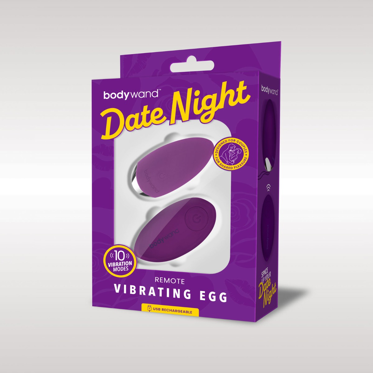 Bodywand Date Night Remote Control Egg - Purple Sensual Secret Boutique