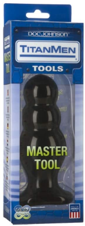 Doc Johnson Master Tool 4 Titanman Black Sensual Secret Boutique