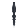 Nanma Dark Stallions Silicone Dual Butt Plug Black 7in Sensual Secret Boutique