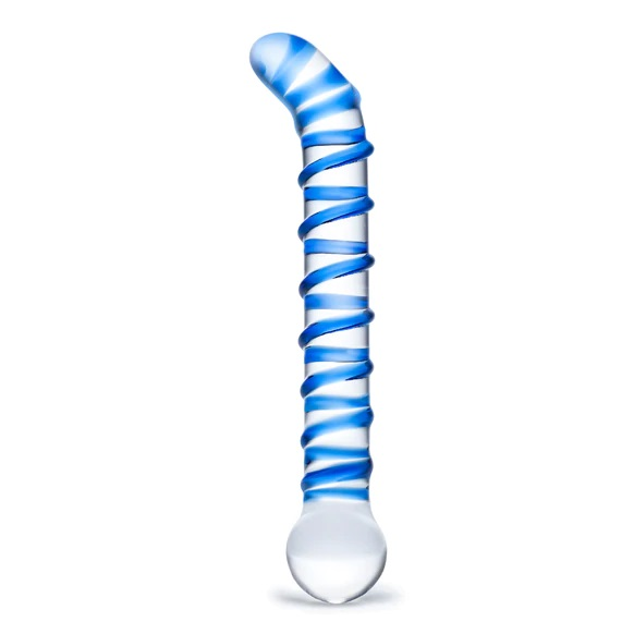 Glas 6.5inch Mr Swirly G Spot Glass Dildo Clear Sensual Secret Boutique