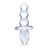 Glas 4.5inch Titus Beaded Dildo Clear Sensual Secret Boutique