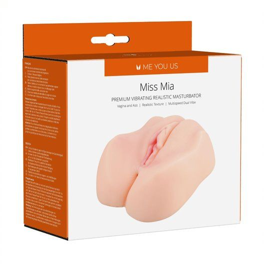 Me You Us Miss Mia Premium Vibrating Realistic Masturbator Flesh Sensual Secret Boutique