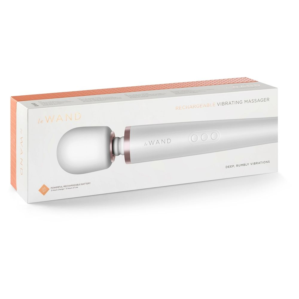 Le Wand Rechargeable Massager White Sensual Secret Boutique