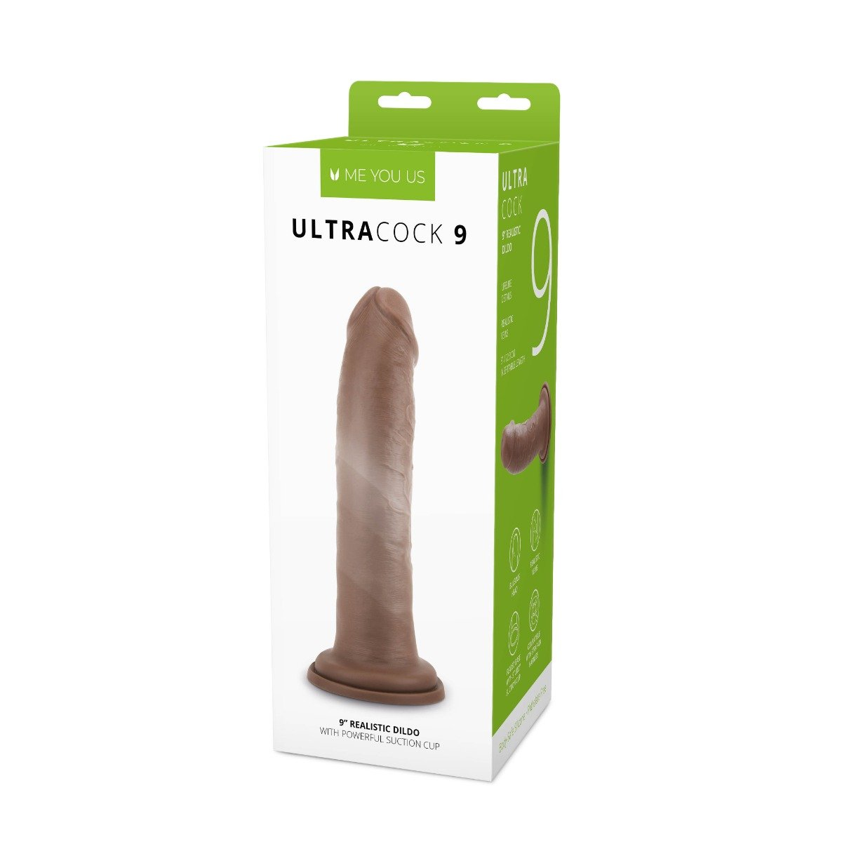 Me You Us Ultra Cock 9inch Caramel Realistic Dildo Sensual Secret Boutique