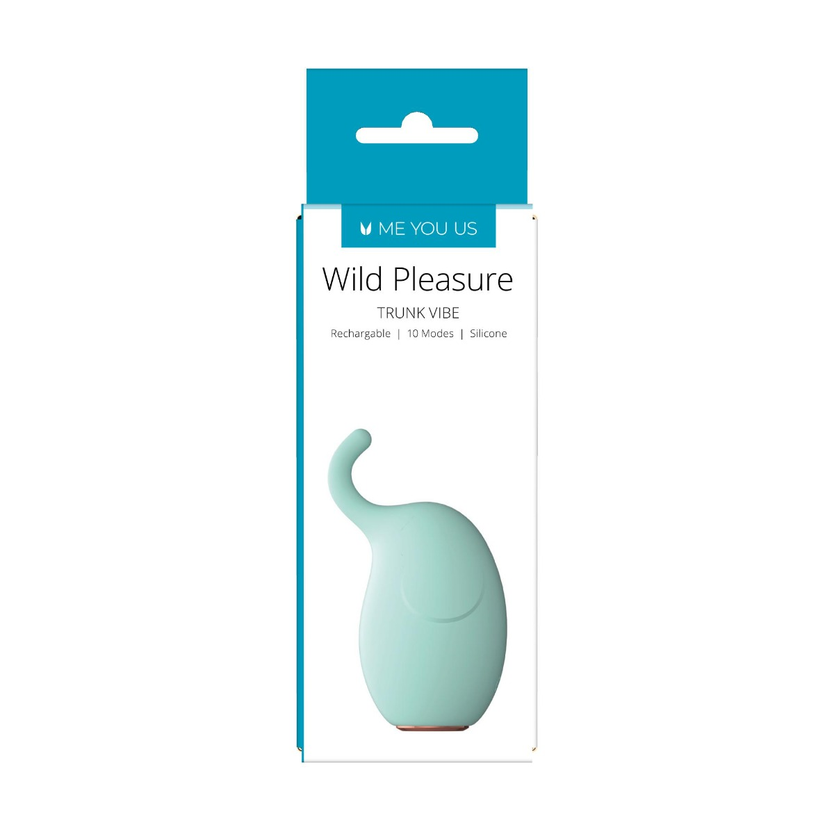 Me You Us Wild Pleasure Trunk Vibrator Turquoise Sensual Secret Boutique