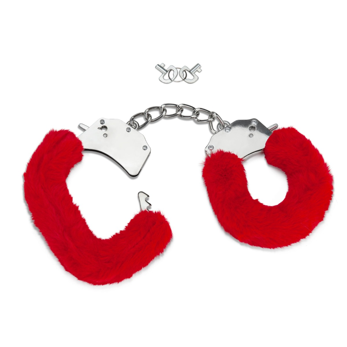 Me You Us Furry Handcuffs Red Sensual Secret Boutique