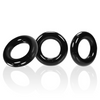 WILLY RINGS 3-pack cockrings  black Sensual Secret Boutique