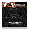 WILLY RINGS 3-pack cockrings  black Sensual Secret Boutique