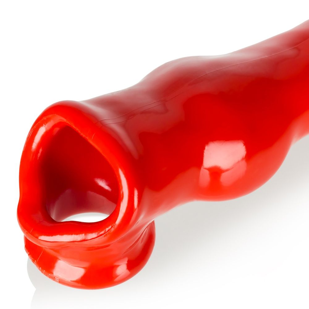 Oxballs Fido Cock Sheath Red Sensual Secret Boutique