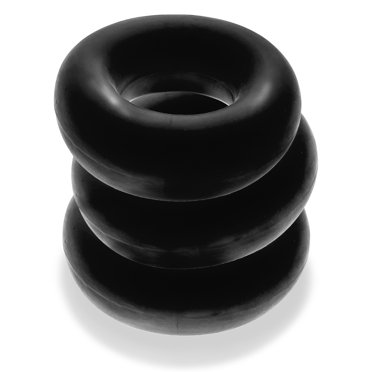 Oxballs Fat Willy 3-Pack Jumbo Cockrings Black Sensual Secret Boutique