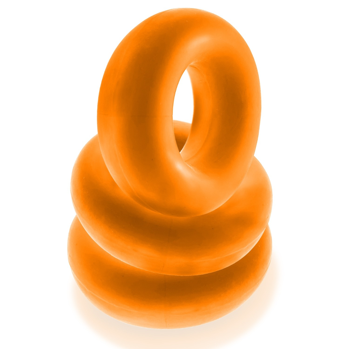 Oxballs Fat Willy 3 Pack Jumbo Cock Rings Orange Sensual Secret Boutique