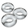 Oxballs Fat Willy 3-Pack Jumbo Cockrings Clear Sensual Secret Boutique