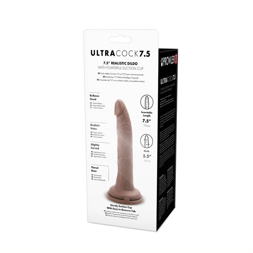 Prowler RED Ultra Cock 7.5 Dildo - Caramel Sensual Secret Boutique