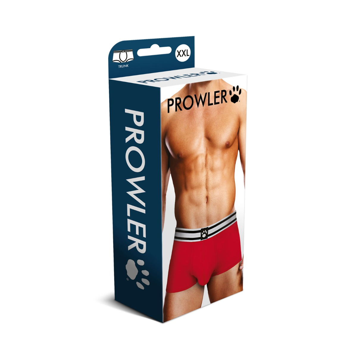 Prowler Red White Trunk XXL Sensual Secret Boutique