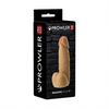 Prowler RED Realistic Dildo With Suction Base Dong and Balls Flesh 7in Sensual Secret Boutique