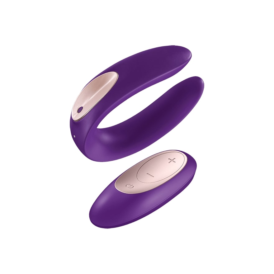 Satisfyer Double Plus Remote Control Vibrator Purple Sensual Secret Boutique