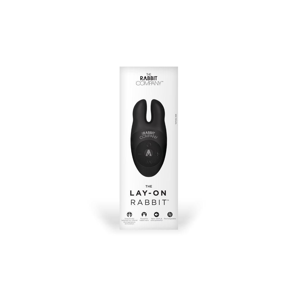 The Lay-On Rabbit Black Sensual Secret Boutique