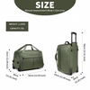 EQ2235 - Kono Foldable Large Capacity Trolley Travel Bag - Green Sensual Secret Boutique