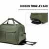 EQ2235 - Kono Foldable Large Capacity Trolley Travel Bag - Green Sensual Secret Boutique