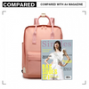 Kono Large Polyester Laptop Backpack - Pink | Back to School Essential Sensual Secret Boutique