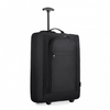 K1873-2 - Kono CABIN SIZE SOFT SHELL HAND LUGGAGE - BLACK Sensual Secret Boutique