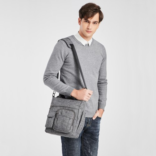 Kono Multi-Compartment Tote Shoulder Bag - Grey Sensual Secret Boutique