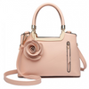 MISS LULU PU Leather Rose Hanging Ornament Handbag - Pink Sensual Secret Boutique