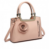 MISS LULU PU Leather Rose Hanging Ornament Handbag - Pink Sensual Secret Boutique