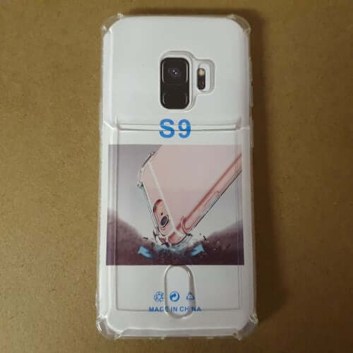 Soft TPU Clear Case With Card Slot - For Samsung S9 Sensual Secret Boutique