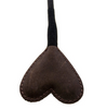 BOUND Nubuck Leather Heart-Shaped Crop Sensual Secret Boutique