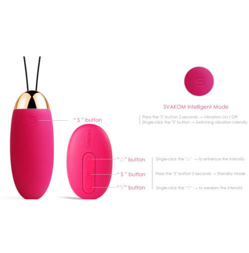 Svakom Elva Remote Control Vibrating Bullet - Violet Sensual Secret Boutique