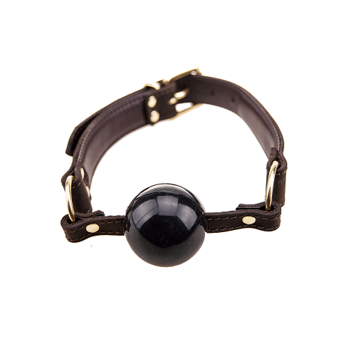 BOUND Nubuck Leather Solid Ball Gag Sensual Secret Boutique