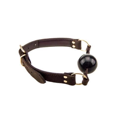 BOUND Nubuck Leather Solid Ball Gag Sensual Secret Boutique