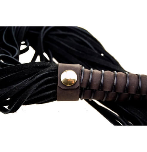 BOUND Nubuck Leather Flogger Sensual Secret Boutique